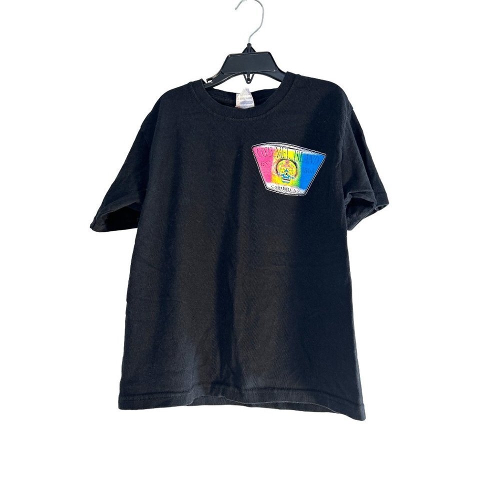 Yazbek Youth Graphic Tee Black Multi Size XS